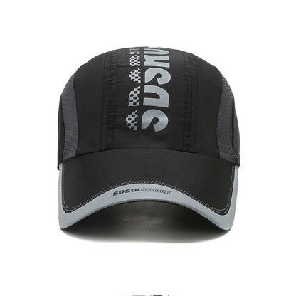 Stay Protected in Style: UV Protection Baseball Cap with Quick-Drying Soft Top, Breathable Strapback for Hiking, Fishing & Outdo