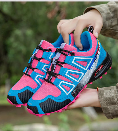Women’s Waterproof Hiking Shoes Outdoor Sports Shoes Women’s Walking Travel Sports Shoes Bicycle Sports Shoes Running Sports Shoes