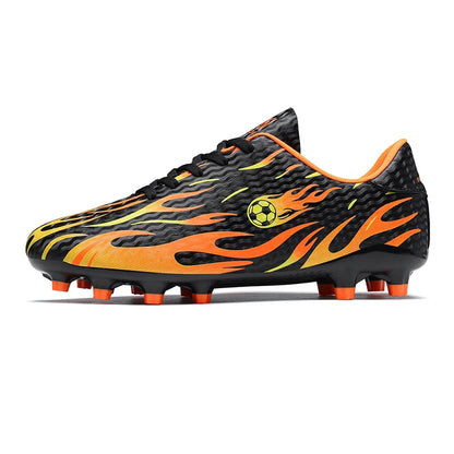 New Man Soccer Shoes Professional Football Boots Sneakers Comfortable Outdoor Match Match Boys Non-Slip Sports Shoes Unisex