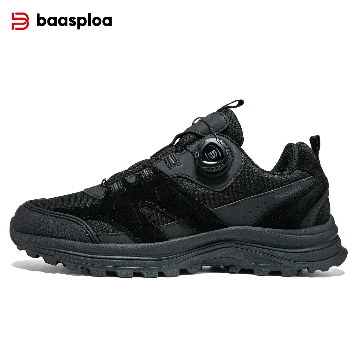 Sapatos de Caminhada Baasploa para Homem, Outdoor e Escalada, em Malha Respirável, para Viagem e Caminhada, Antiderrapantes, Resistentes ao Desgaste, Confortáveis, Tipo Sneaker