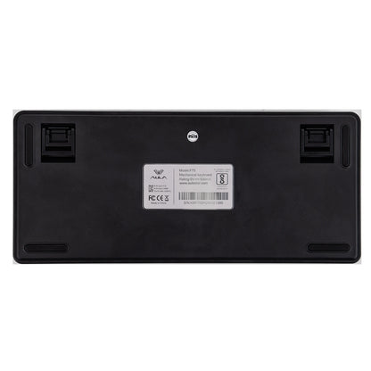 Teclado mecânico EPOMAKER x AULA F75 com fio, 75%, layout ANSI US, gasket, hot-swap, para Mac/WIN/Android, com botão rotativo