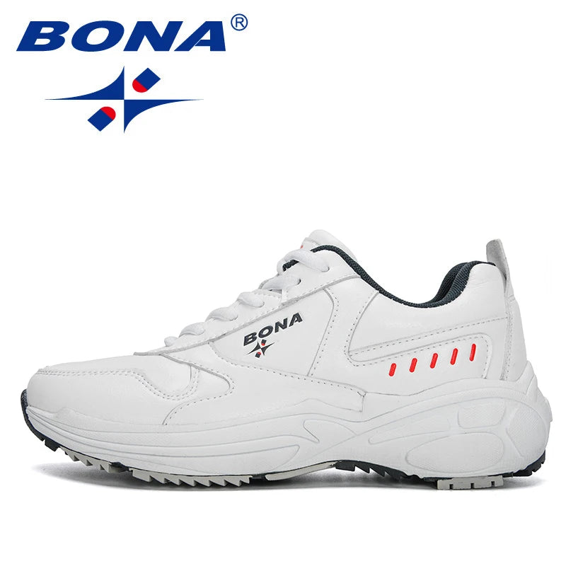 BONA  New Designers Classics Sneakers Running Shoes Women Outdoor Sports Shoes Comfortable Running Shoes Ladies Walking Shoe