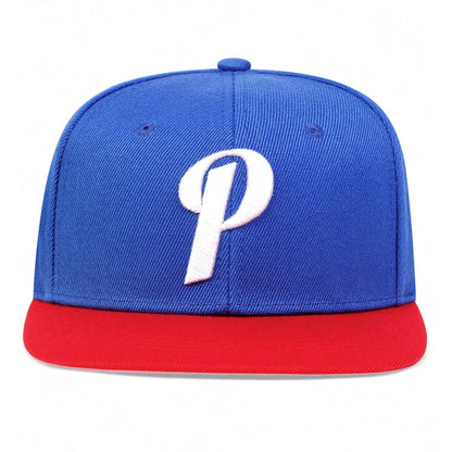 Unisex P Letter Embroidery Hip-hop Hats Spring And Autumn Outdoor Adjustable Sports Casual Baseball Caps Sunscreen Hat