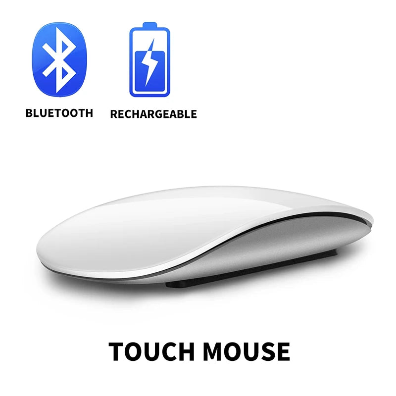 Magic Dual Mode Wireless Mouse Bluetooth Touch Slim Rechargeable Ergonomic for Macbook Air Pro PC Laptop Computer Notebook 2026