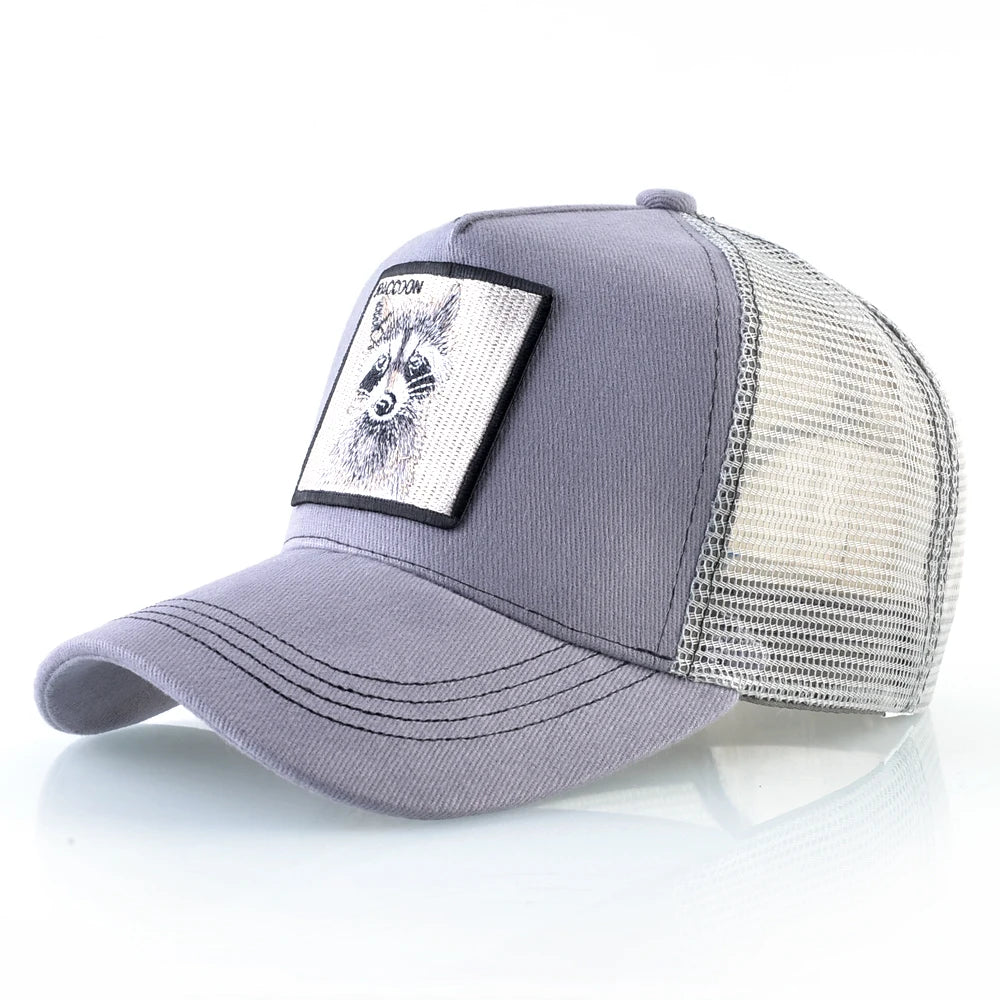 Spring Summer Baseball Cap With Lion Embroidery Patch Snapback Trucker Caps Men Women Drake Baseball Hats Four Season Sun Hat