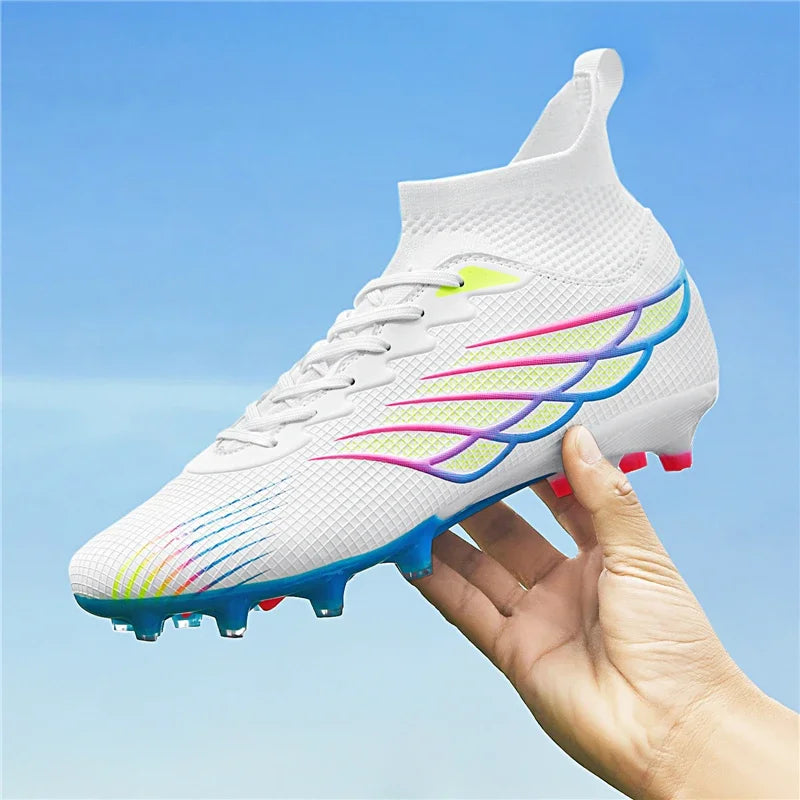 Chaussures de Football antidérapantes pour hommes, bottes de Football TF/FG, respirantes, pour l'extérieur, basses, antidérapantes, baskets de sport