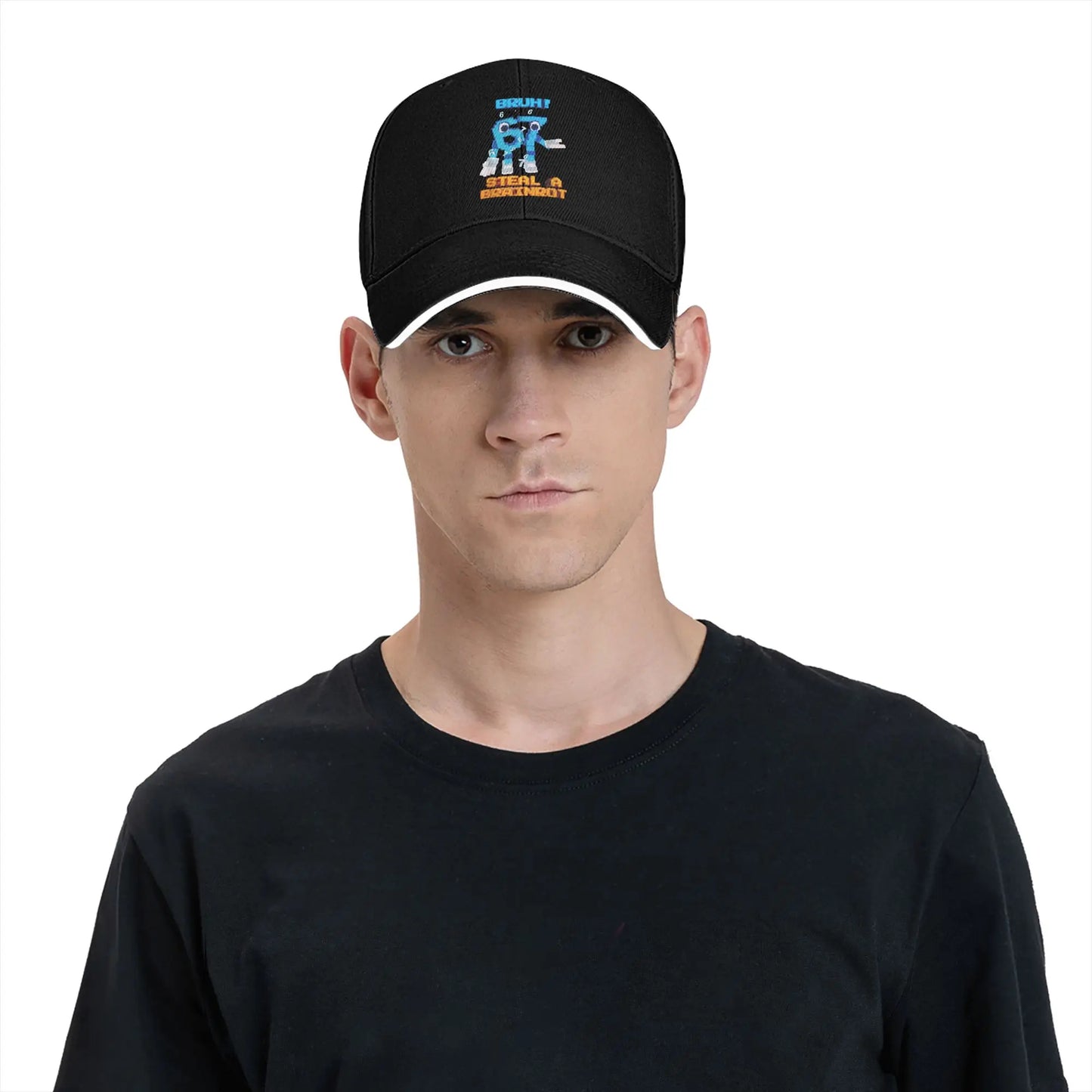 67 Six Seven 6-7 Baseball Cap Popular Steal Brainrot Gaming Meme Sandwich Caps Men Women Breathable Dad Hat Outdoor