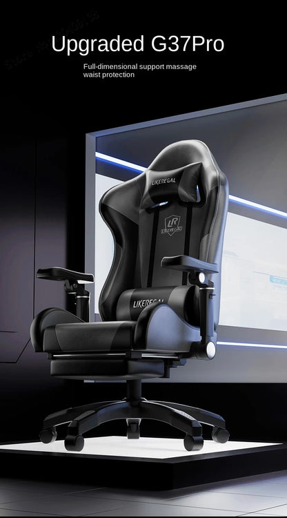 New Gaming Chair 9D Mechanical Dynamic Armrests 3D Lumbar Support Wide Seat Ergonomic Chair Gaming Live Streaming Swivel Chair