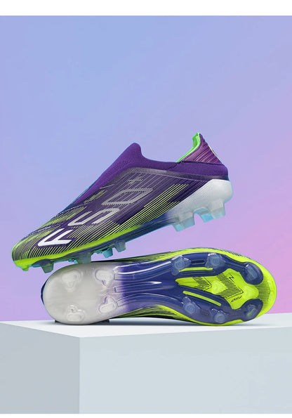 New Men Soccer Shoes Futsal Football Boots Sneakers Match Grass Cleats High-quality Non-Slip Indoor Hot-selling High-top Outdoor