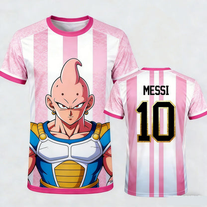 2026 Summer Dragon Ball Goku "Super Saiyan 10" 3D Embroidered Breathable Quick-Dry T-Shirt for Men and Women, Family Use Top