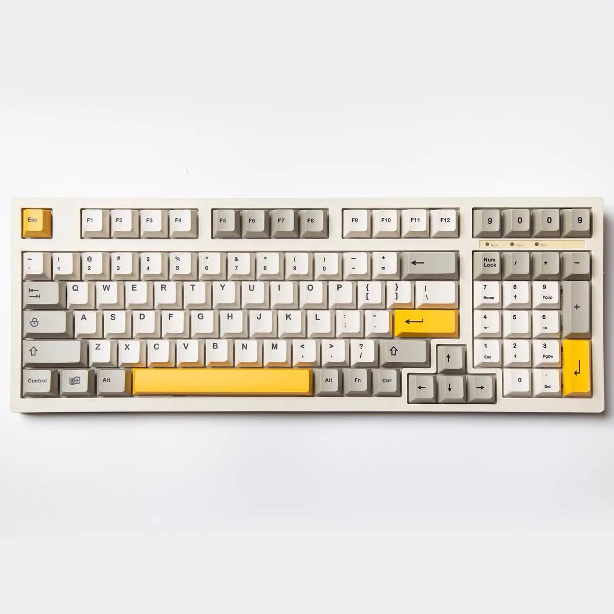 134 Tasten 9009 Retro-Keycaps für mechanische Gaming-Tastatur mit MX-Switch, Cherry-Profil, PBT-Keycaps, individuell im Dye-Sublimation-Verfahren bedruckte Tastenkappen