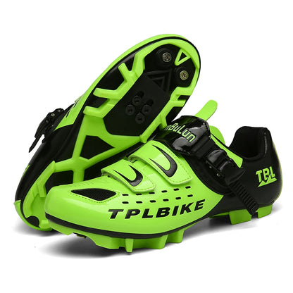 New Men’s and Women’s Bicycle Shoes Outdoor Cycling Shoes with Three Functional Soles Professional Training Shoes
