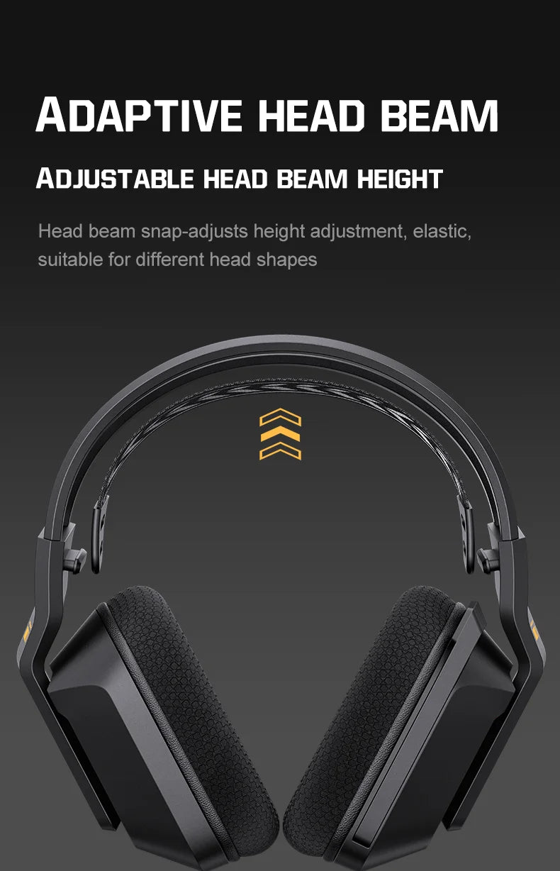 Auriculares gaming inalámbricos ONIKUMA GT828 Bluetooth 5.3 RGB con micrófono, cancelación de ruido y conexión de 4 modos para PC, PS5 y portátil