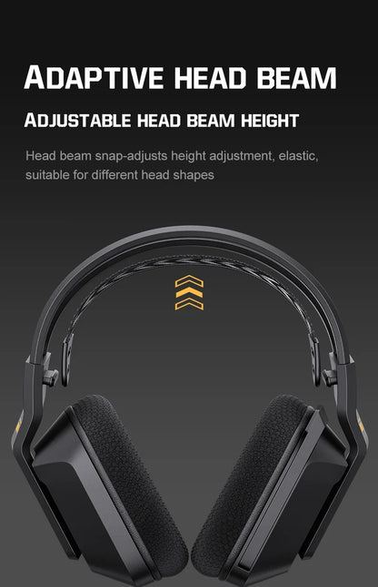 Auriculares gaming inalámbricos ONIKUMA GT828 Bluetooth 5.3 RGB con micrófono, cancelación de ruido y conexión de 4 modos para PC, PS5 y portátil