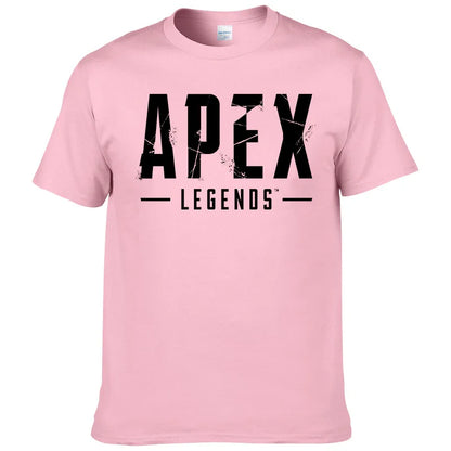2026 Summer Streetwear T-shirt Men Fashion Casual Clothes Cotton Short Sleeve tshirt Printed Apex Legends T Shirt Harajuku Top