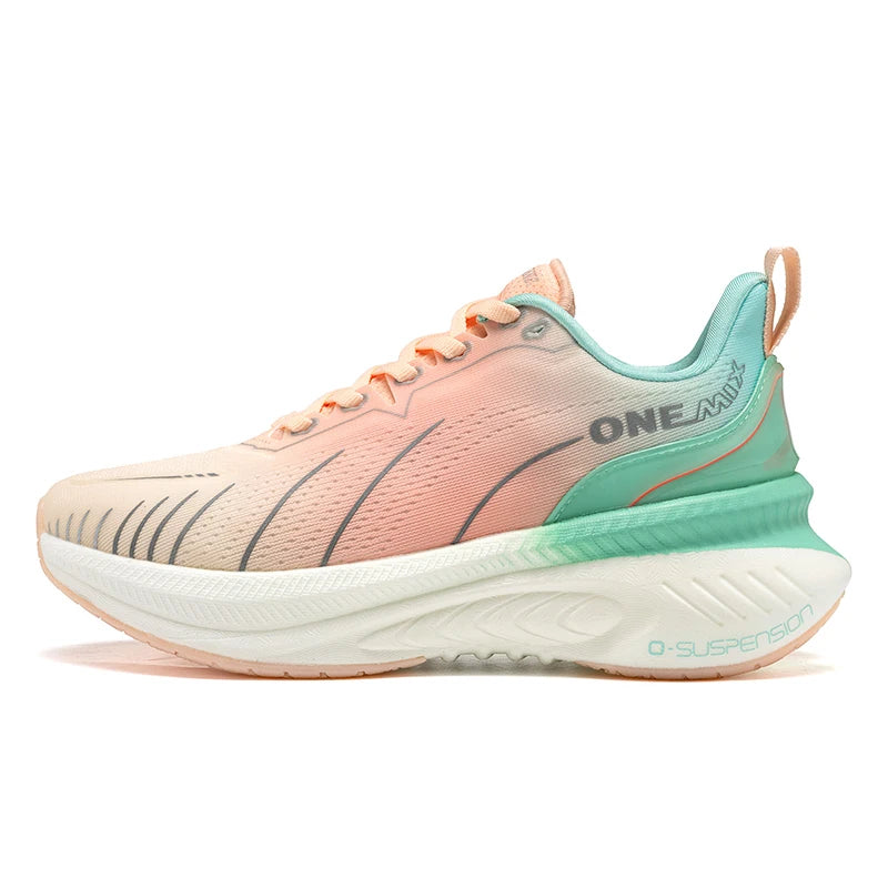 ONEMIX Damskie trampki Czarne oddychające buty do biegania dla kobiet Markowe Bezpłatna wysyłka Różowe modne buty sportowe z amortyzacją