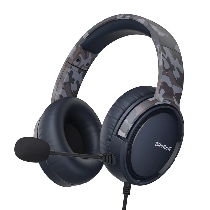 BINNUNE BG02 Casque Gamer avec Micro pour PS4 PS5 Xbox Series X|S Xbox 1 PC NS, Écouteurs Gamer Filaires avec Micro pour PS 4|5 Xbox1