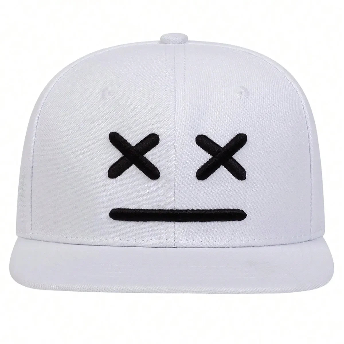 Unisex XX Smiling Face Embroidery Hip-hop Hats Spring Autumn Adjustable Casual Snapback Baseball Caps Sunscreen Hat Sports Cap