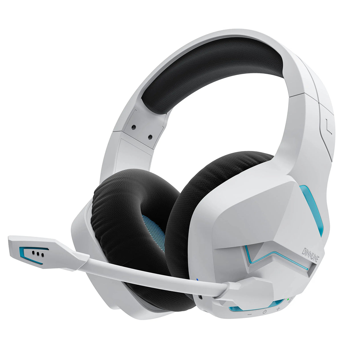 BINNUNE BW01 casque de jeu sans fil pour PC PS4 PS5 Playstation 4 5, 2.4G sans fil Bluetooth USB casque de joueur avec micro