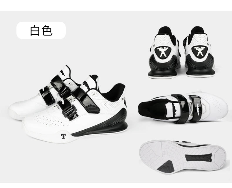 Professional Weightlifting Shoes Comfortable Indoor Squat Training Shoes Durable Anti-Slip Weightlifting Hard Pull Sports Shoes