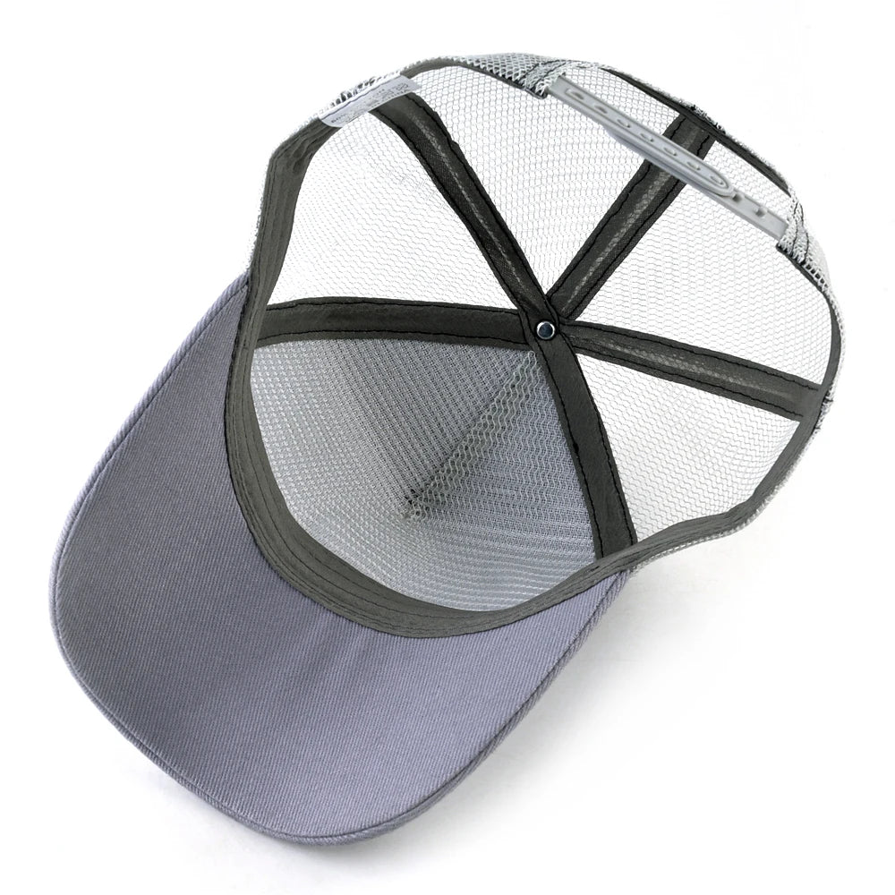 Unisex Trucker Cap With Embroidery Scorpion Patch Men's Baseball Cap Women Snapback Hip Hop Hat Outdoor Breathable Visor Hat