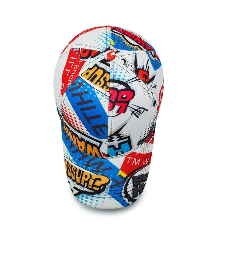 Czapka z daszkiem w stylu wiosennym, modna, uliczna, hip-hopowa, bawełniana czapka hip-hopowa
