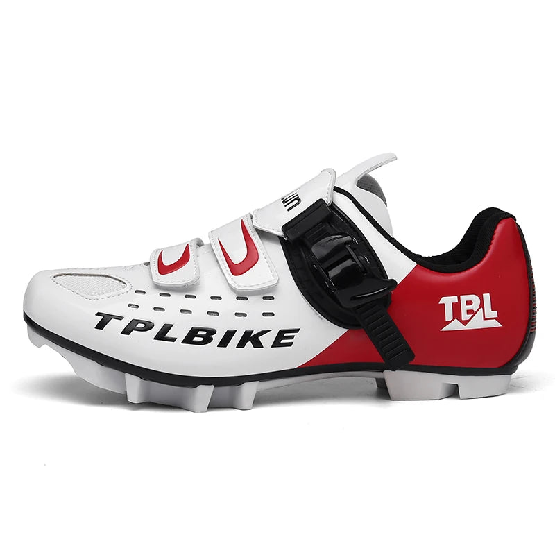 New Men’s and Women’s Bicycle Shoes Outdoor Cycling Shoes with Three Functional Soles Professional Training Shoes