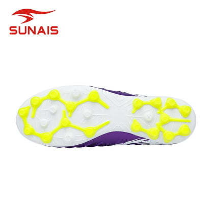 SUNAIS Chaussures de football pour hommes, entraînement sur gazon artificiel, antidérapantes, chaussures de football pour jeunes, chaussures d'entraînement sportif AG 835315