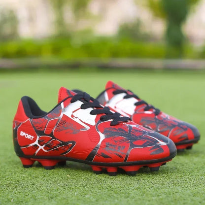 Nouvelles chaussures de football pour hommes et enfants, crampons professionnels pour adultes, chaussures de football ultralégères antidérapantes pour l'herbe, chaussures d'entraînement pour garçons, livraison directe