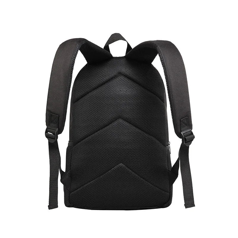 New Cute Anime Backpack for Adult Men Student Schoolbag Teenagers Cartoon Sonics Bag Rucksack Waterproof Bookbag Birthday Gifts