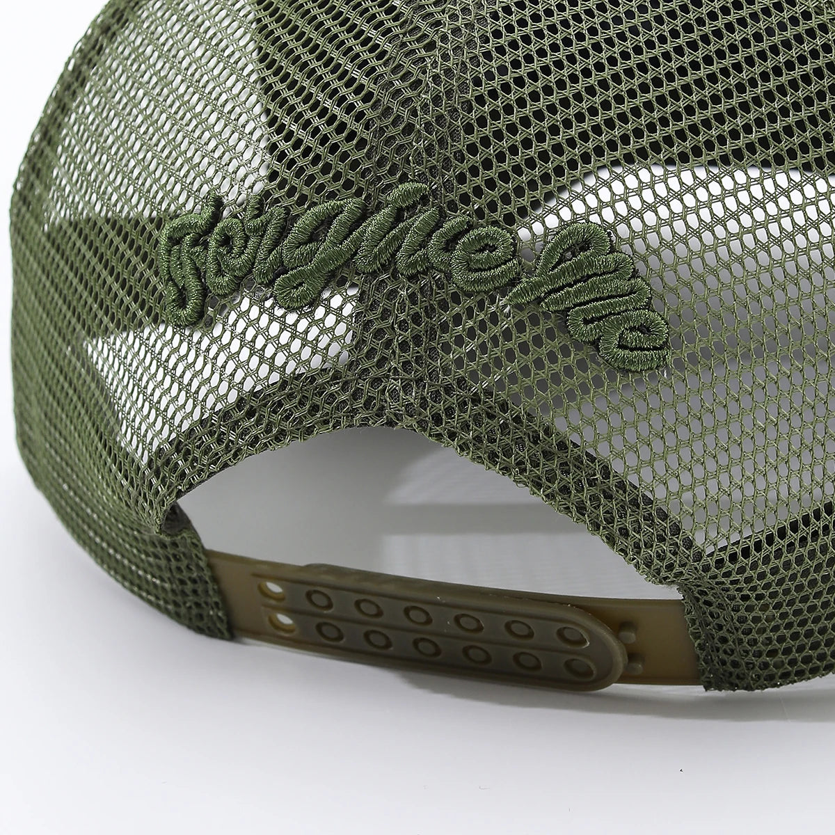 New spring and summer letter-printed women's fashion baseball cap outdoor sports breathable mesh cap men's trucker cap