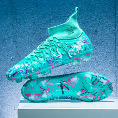 Neue professionelle Fußballschuhe für Herren, rutschfeste Fußballstiefel, Unisex, atmungsaktiv, für Futsal und Sport, neue Stollenschuhe, Dropshipping, ultraleicht