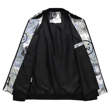 Spring new men's handsome colorful men's jacket, fashion casual youth Slim sports jacket, Asian size M-6XL