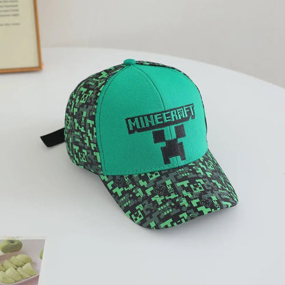 In Stock Minecraft Backpack Large Capacity Lightweight Pressure Relief Cartoon Print Outdoor Travel Hiking For Men Students