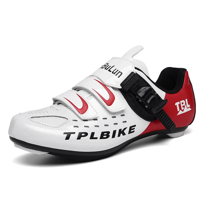 New Men’s and Women’s Bicycle Shoes Outdoor Cycling Shoes with Three Functional Soles Professional Training Shoes