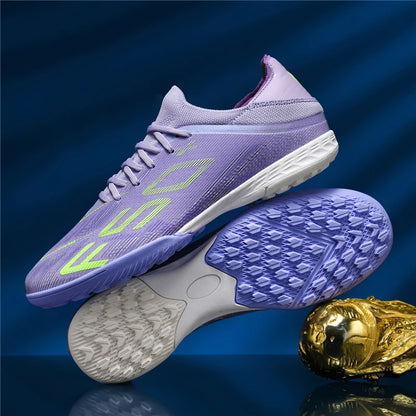 New Men Sneakers Match Grass Cleats High-quality Soccer Shoes Futsal Football Boots Non-Slip Indoor Hot-selling High-top Outdoor