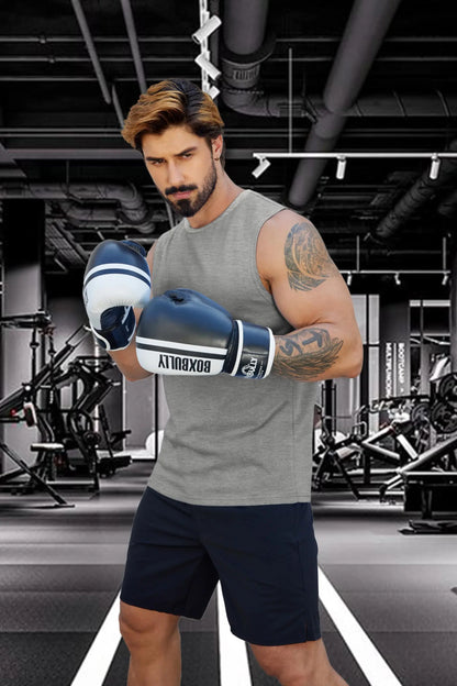 Goku Fitness Training Vest Sleeveless Cotton Tank Top Round Neck Workout Running Light Sports Casual Fashion