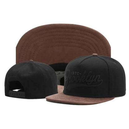 Męskie czapki z haftowaną literą, czapki typu snapback, czapki przeciwsłoneczne unisex, czapki z regulacją, czapki hip-hopowe, damskie czapki baseballowe, kapelusze kowbojskie
