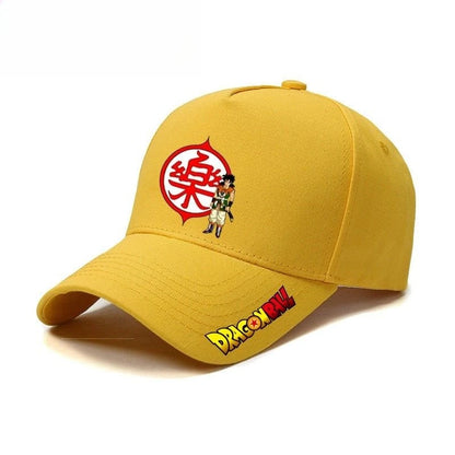 Czapka z daszkiem Dragon Ball Master Roshi Son Goku – kreatywny nadruk z literami z anime o wysokiej wartości, unisex, codzienna, uniwersalna czapka baseballowa