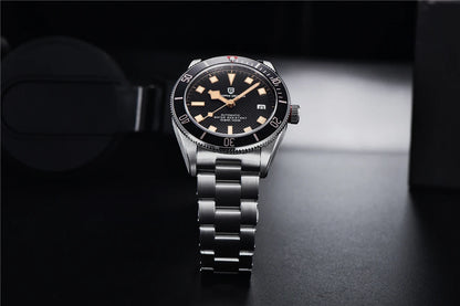 Pánske automatické hodinky PAGANI DESIGN – luxusný model typu BB58, mechanické športové náramkové hodinky z nehrdzavejúcej ocele, vodotesné