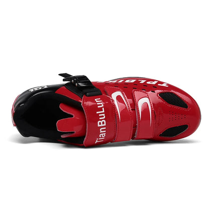 New Men’s and Women’s Bicycle Shoes Outdoor Cycling Shoes with Three Functional Soles Professional Training Shoes