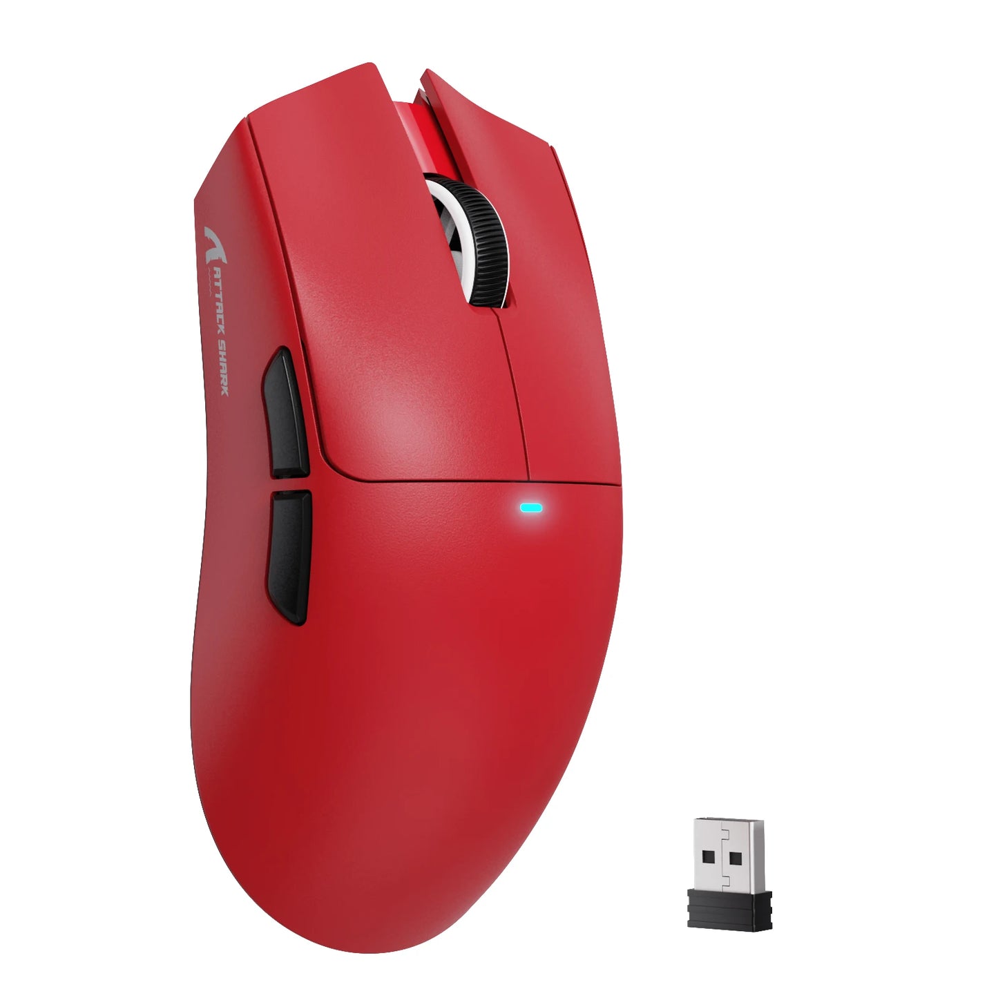 Безжична геймърска мишка ATTACK SHARK X11SE, Tri-Mode, суперлека 63g със сензор PAW3311, 22000 DPI, батерия 300mAh, двоен драйвер