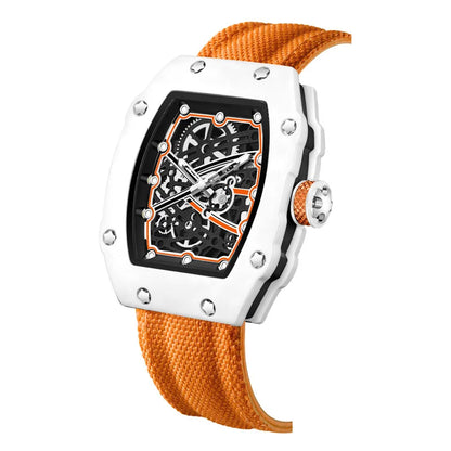 Novo Relógio de Quartzo Masculino Ultra Fino em Formato de Barril, Best-seller, Elegante, Relógio Masculino de Marca, Relógio de Luxo de Quartzo