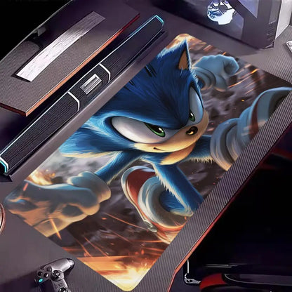 Keyboard Pad Padding Mat Anime Sonic The Hedgehog Mouse Mat Desk Mat With Pad Gaming Accessories Prime Gaming XXL