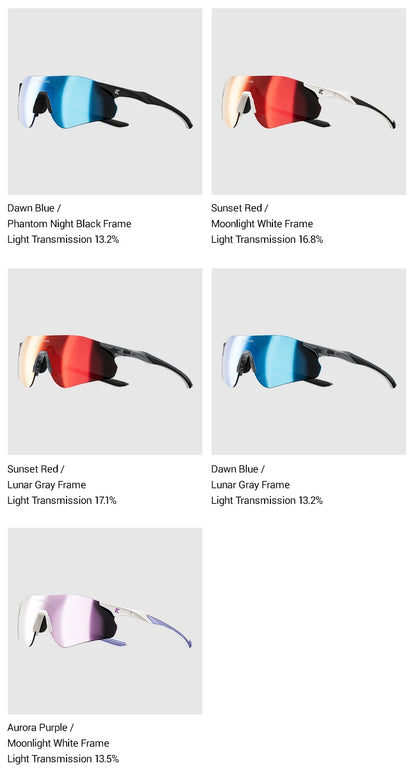 Kapvoe Nové outdoorové běžecké a cyklistické brýle Fotochromatické sluneční brýle pro ženy a muže Sportovní brýle pro maraton a jízdu na kole UV400