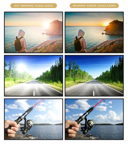 Sunglass Polarized Driving Glasses Color Night-vision Goggles Cycling Road Kask Bicchieri Men Shades Cascos Pesca