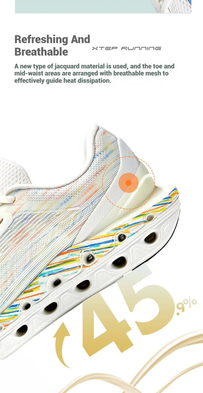 Xtep Reactive Coil 11.0 tenisice za trčanje za muškarce, ljetne sportske cipele s amortizacijom udaraca, povratnom energijom i mekim tenisicama 976219110026
