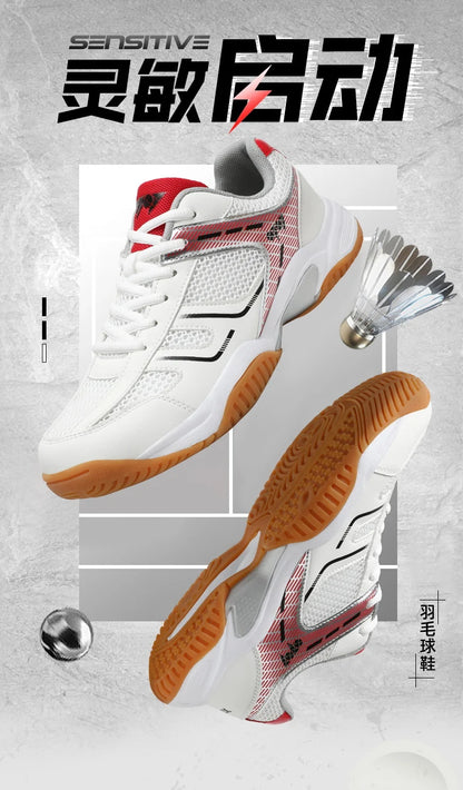 2025 New Professional Badminton Shoes Sneakers Men's Tennis Breathable Anti-Slippery Volleyball Sport Shoes for Men and Women