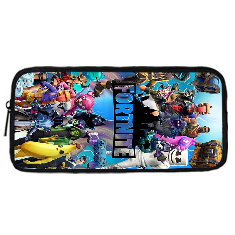 Hot Game Child School Backpack with Lunch Bags ,Design-F-FortniteS Pencil Bags ,School Bags for Boys Girls Best Gift