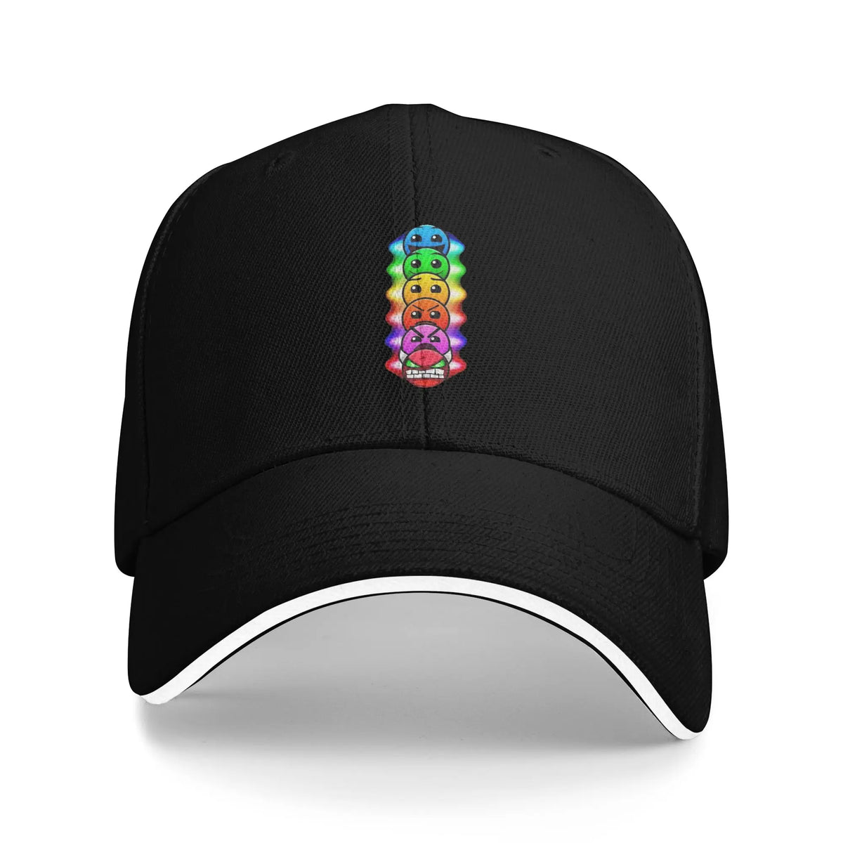 Casquette de baseball « Geometry Game Dash » décontractée, sans blocage, style « sandwich », pour hommes et femmes, respirante, adaptée aux activités sportives